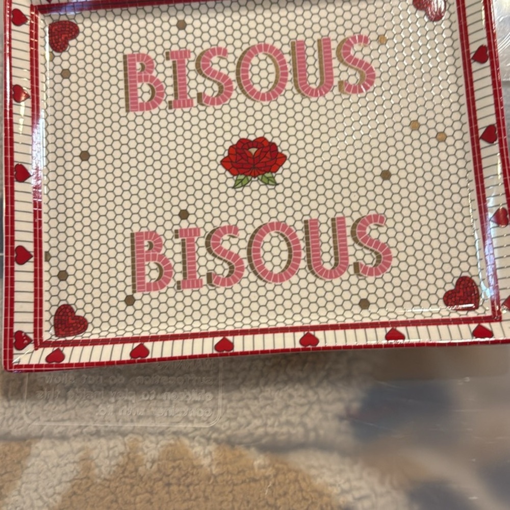 NWT Anthropologie Bistro Valentines Tray